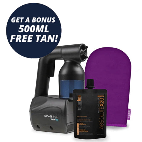 Bronzed Babe Personal Spray Tan Kit with FREE 500ml Pro Mist