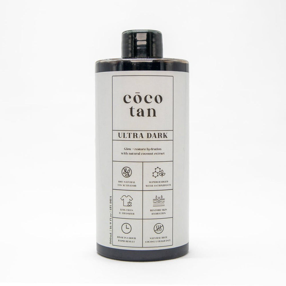 Coco Tan Ultra Dark Ash  Base 15% DHA (500ml) - Bottle 4 Bottle