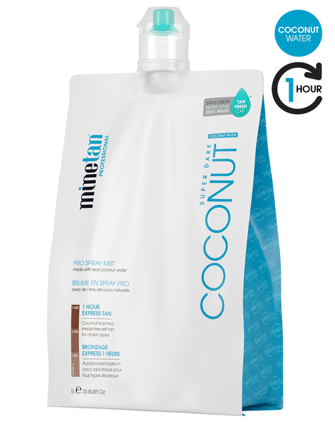 Mine Tan Coconut Water - 1L SIZE - Bottle 4 Bottle